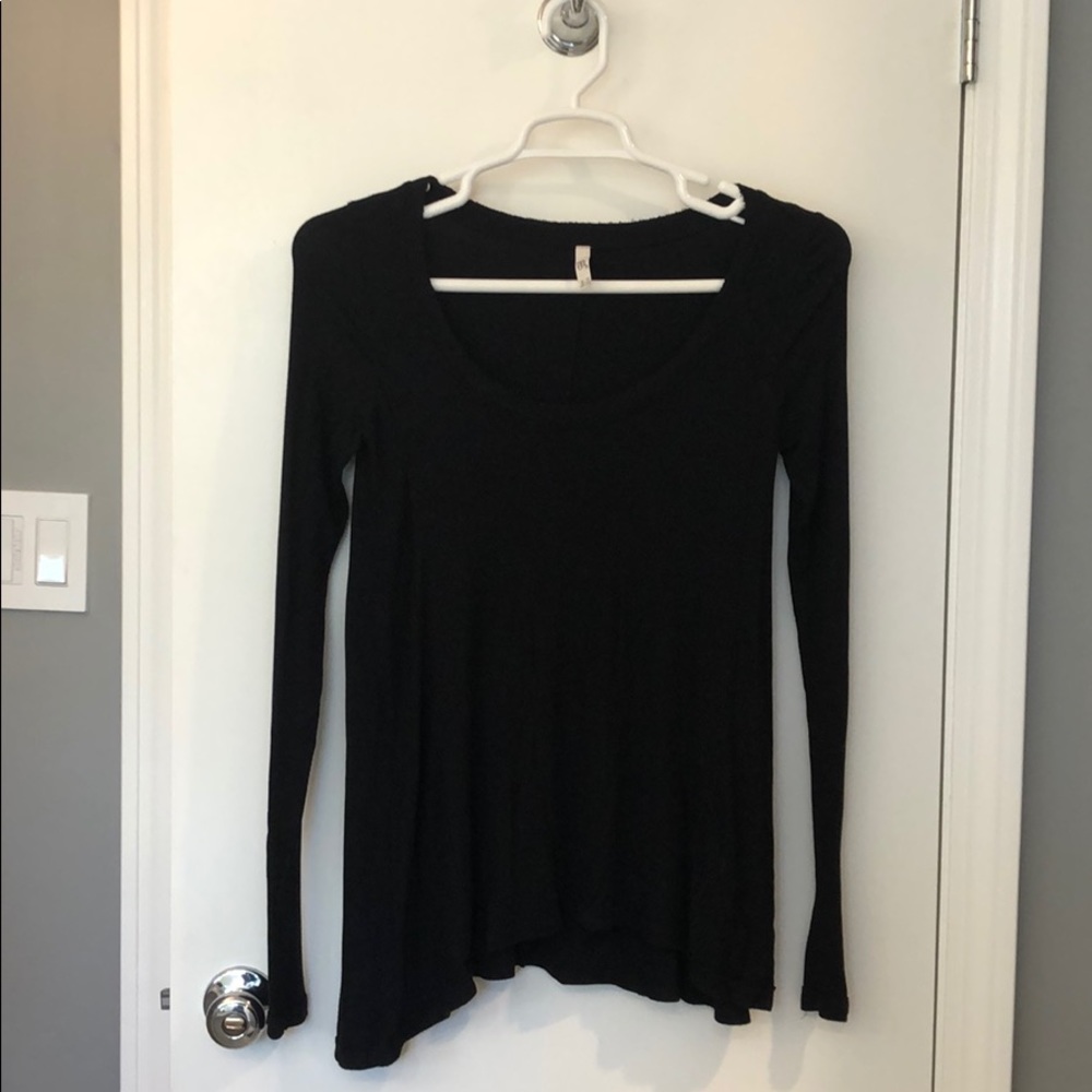 Free People January Tee Black